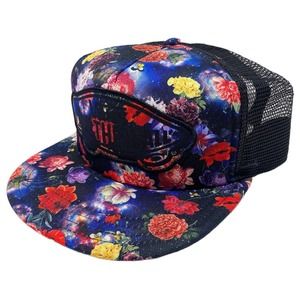 Vans Off The Wall Women's Beach Girl Trucker Hat Cap - Galaxy Floral